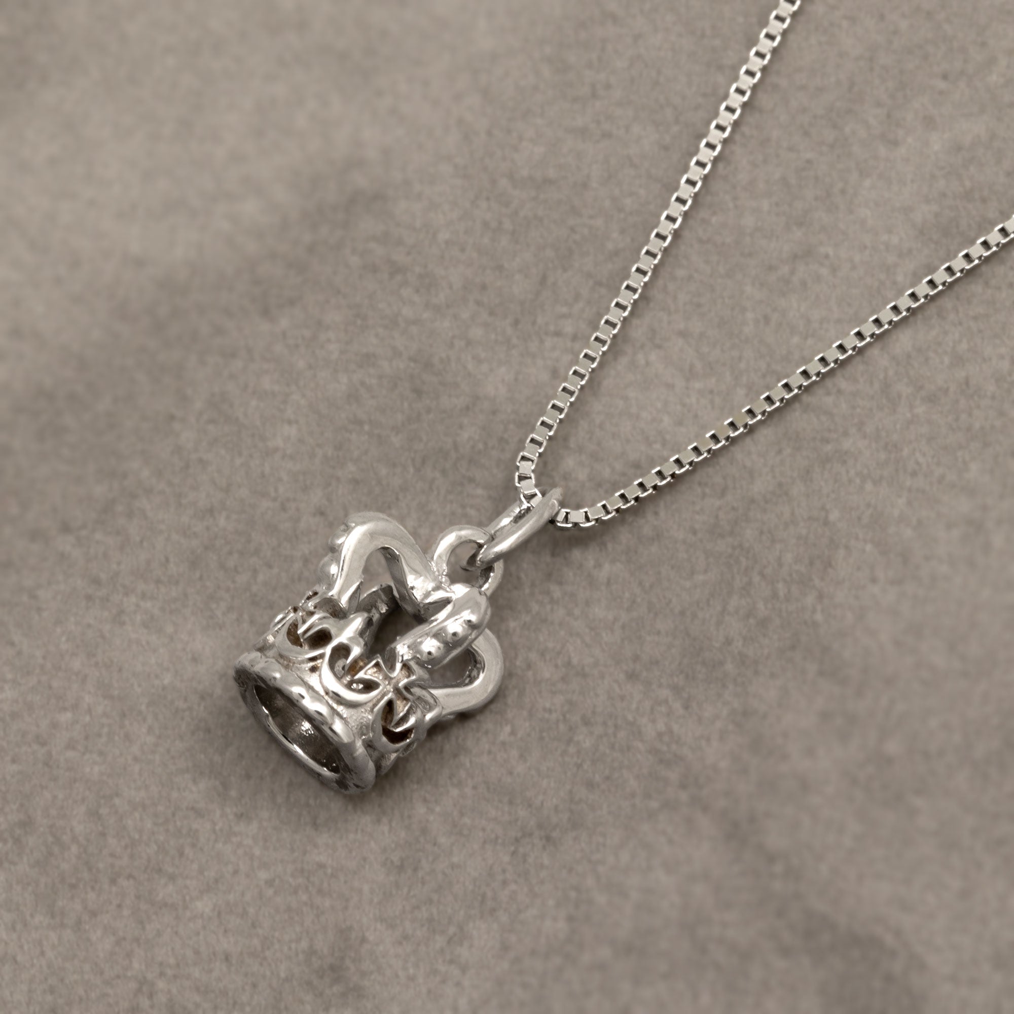 Silver Crown Pendant