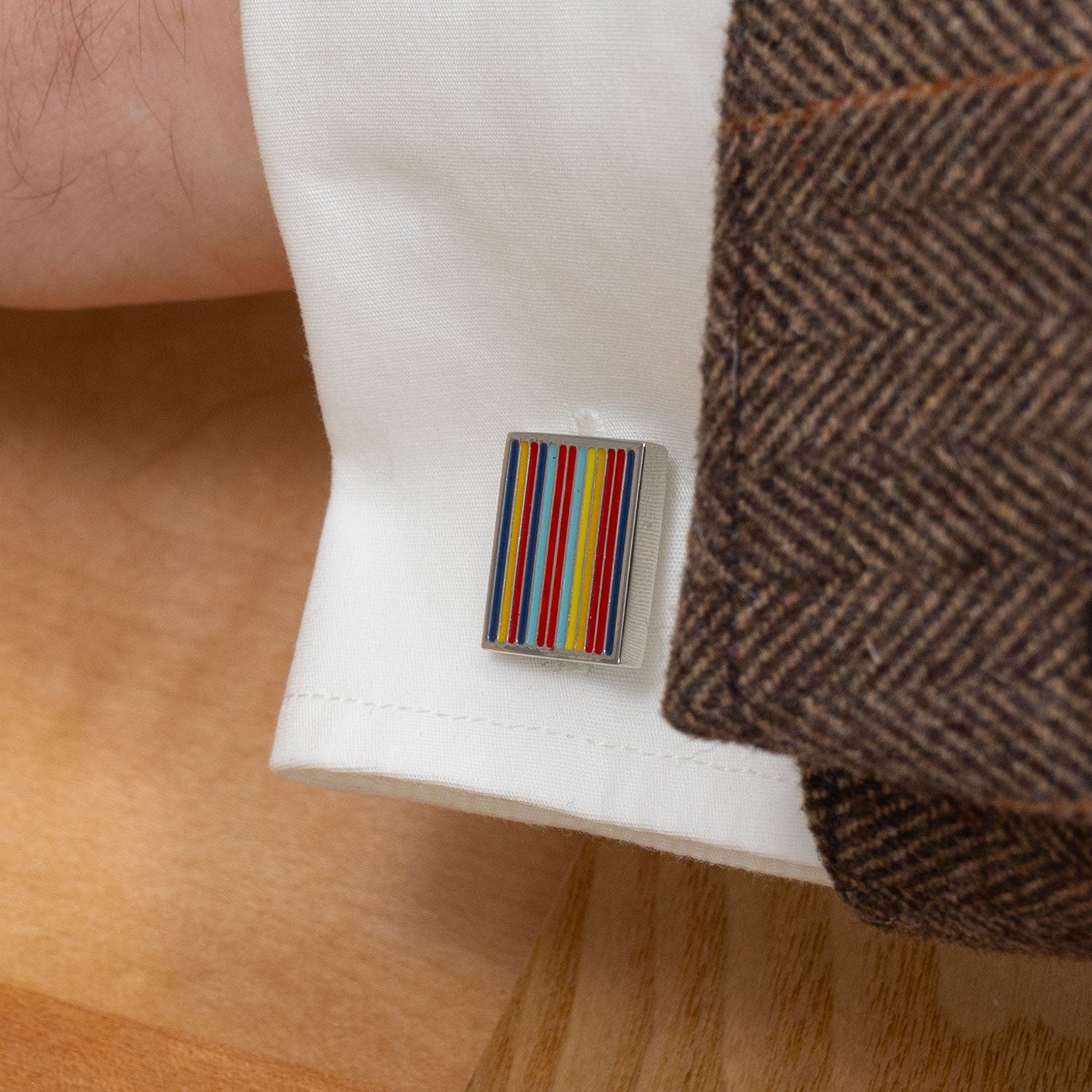 Colourful Stripes Cufflink