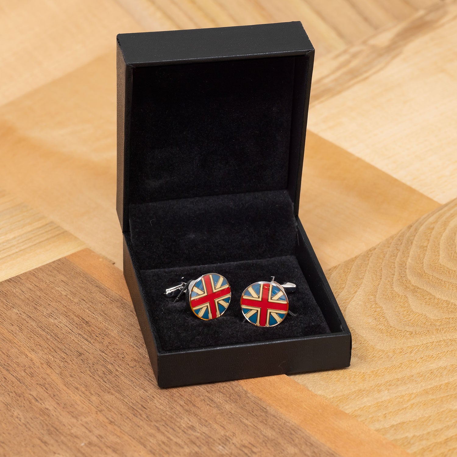 Union Jack Round Cufflinks