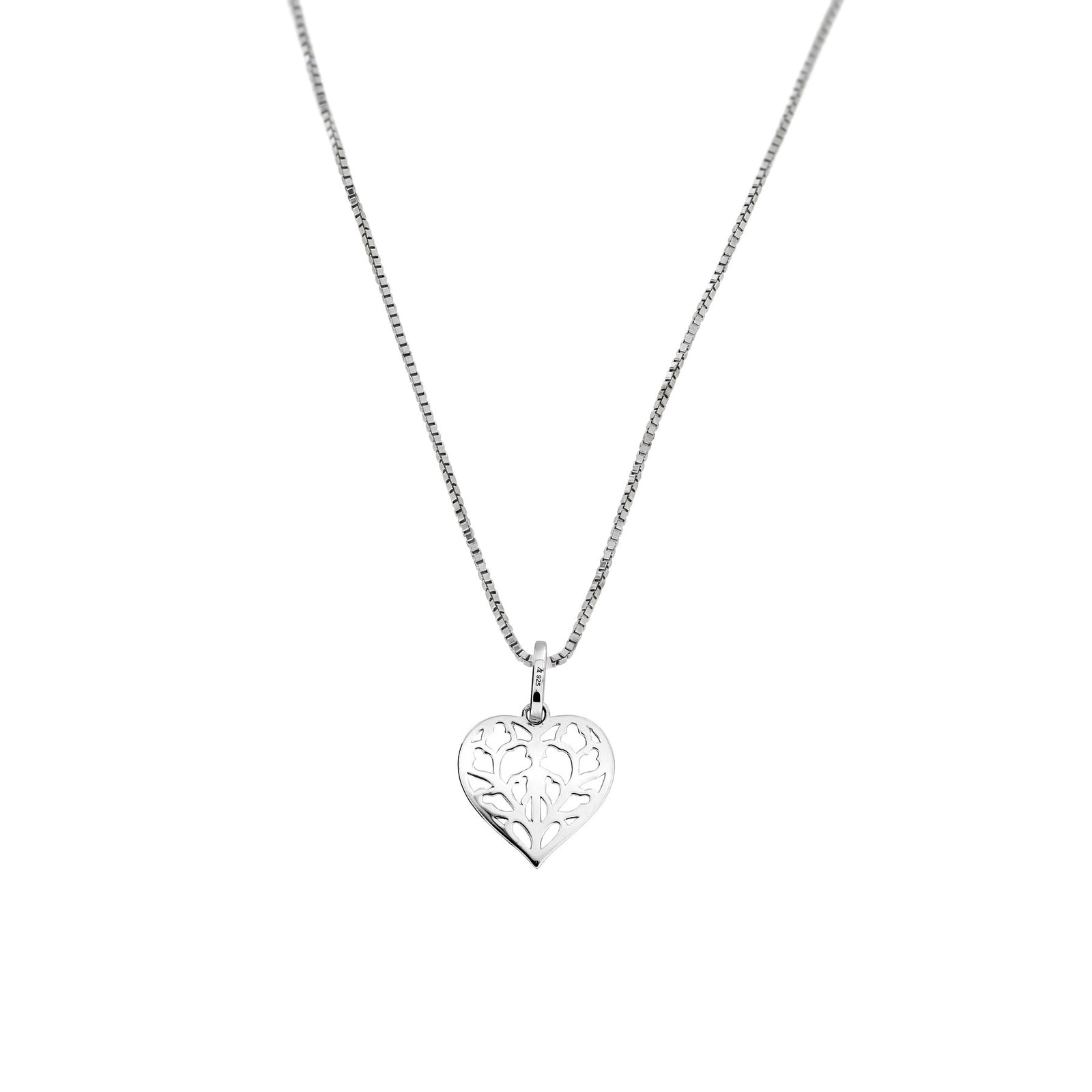 Silver Miniature Heart of Yorkshire Pendant