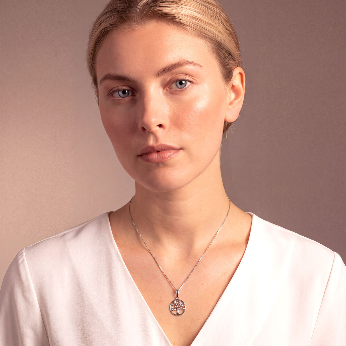 Arbor Vitae Pendant with Stones