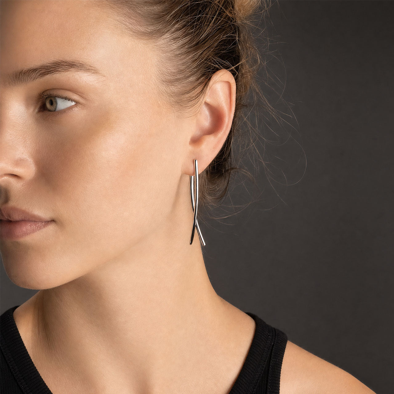 Balanced Double Curl Earrings