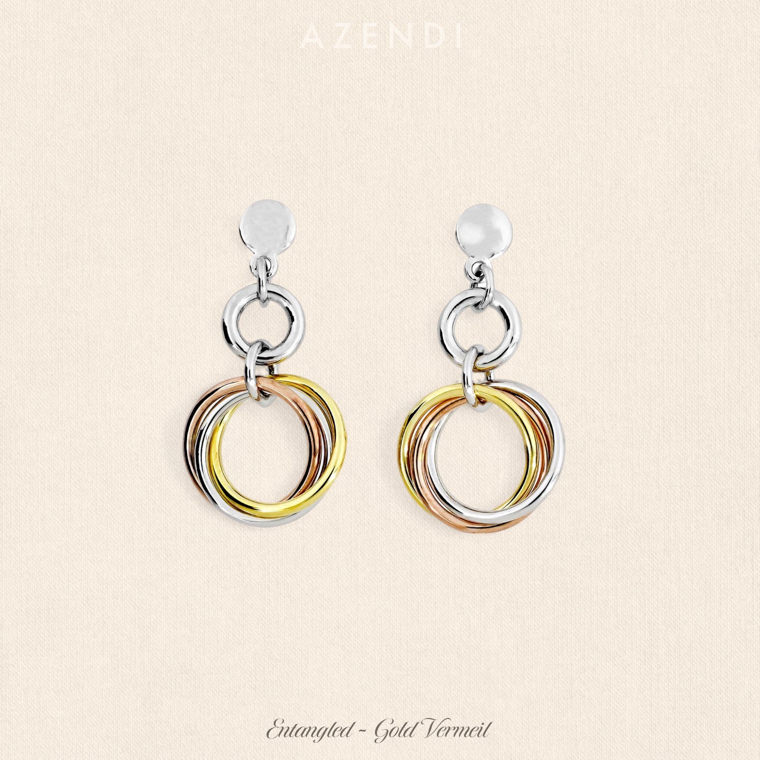 Entangled Love Knot Drop Earring