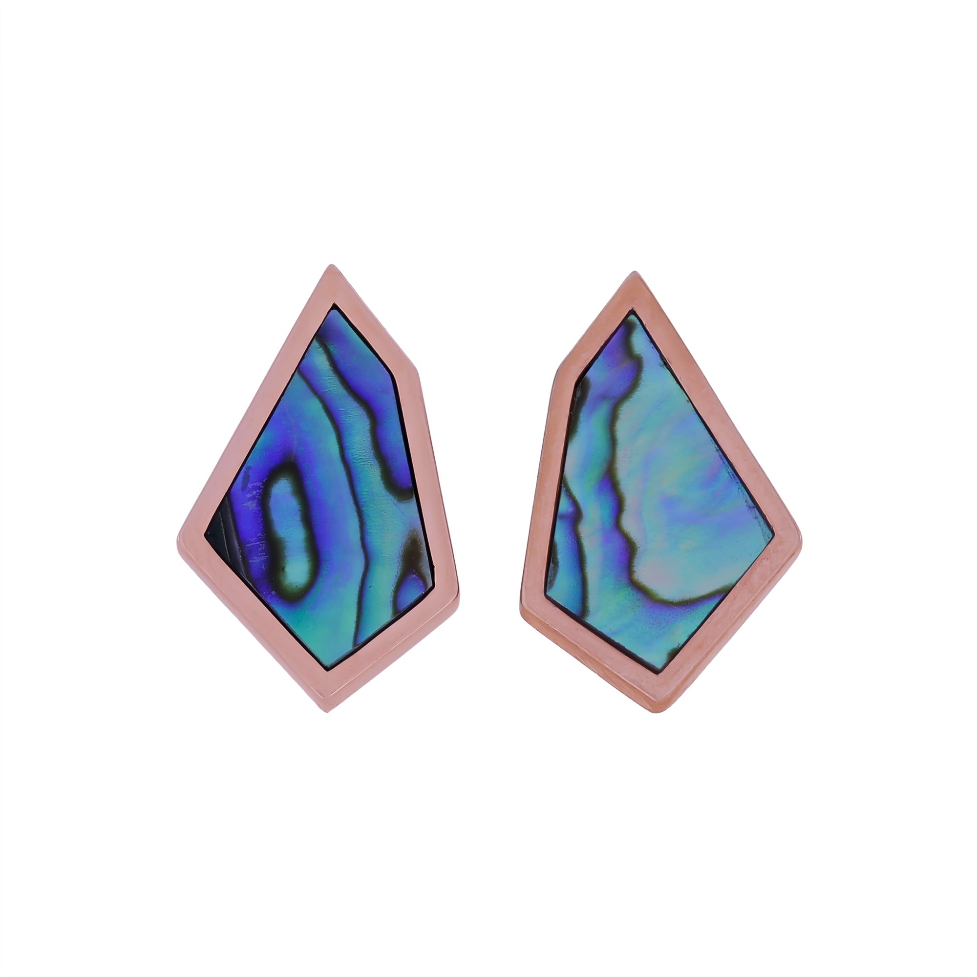 Abalone Pinnacle Stud Earrings