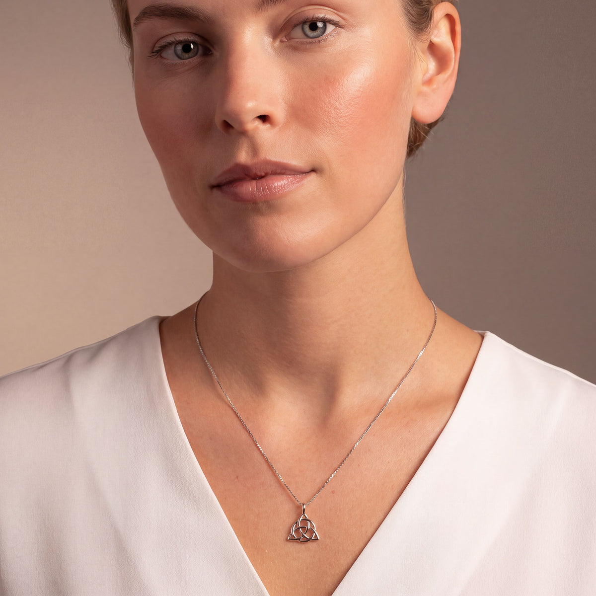 Silver Celtic Trinity Knot Pendant