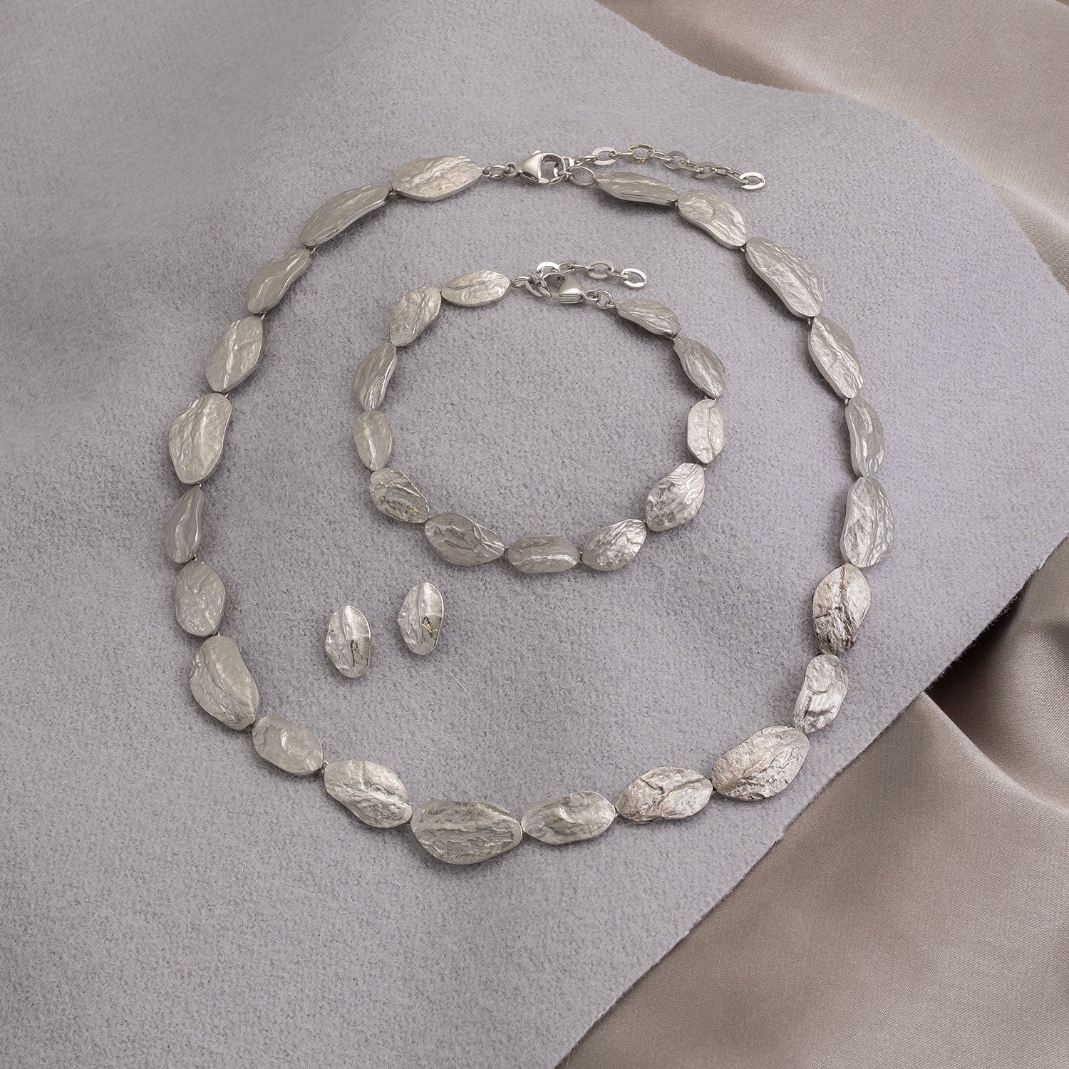 Malham Cove Oval Stud Earring