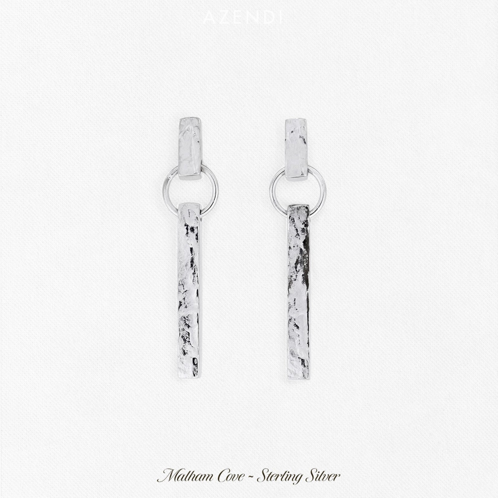 Malham Cove Bar Drop Earrings