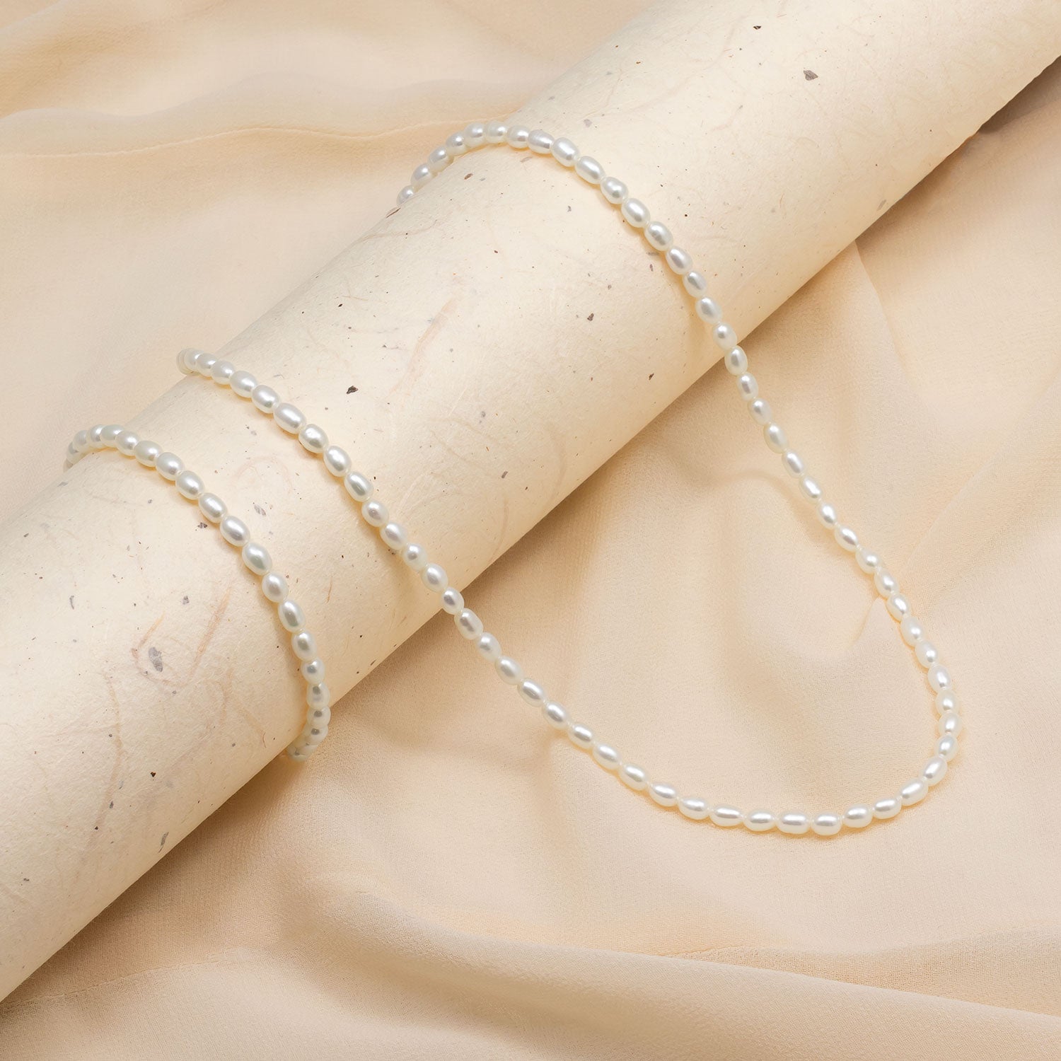 Classic Cream Freshwater Pearls Bracelet