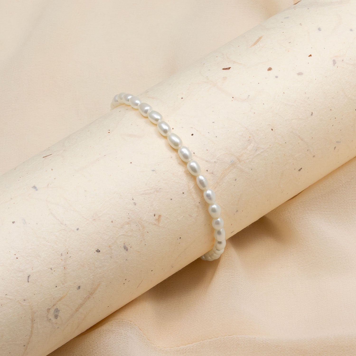 Classic Cream Freshwater Pearls Bracelet