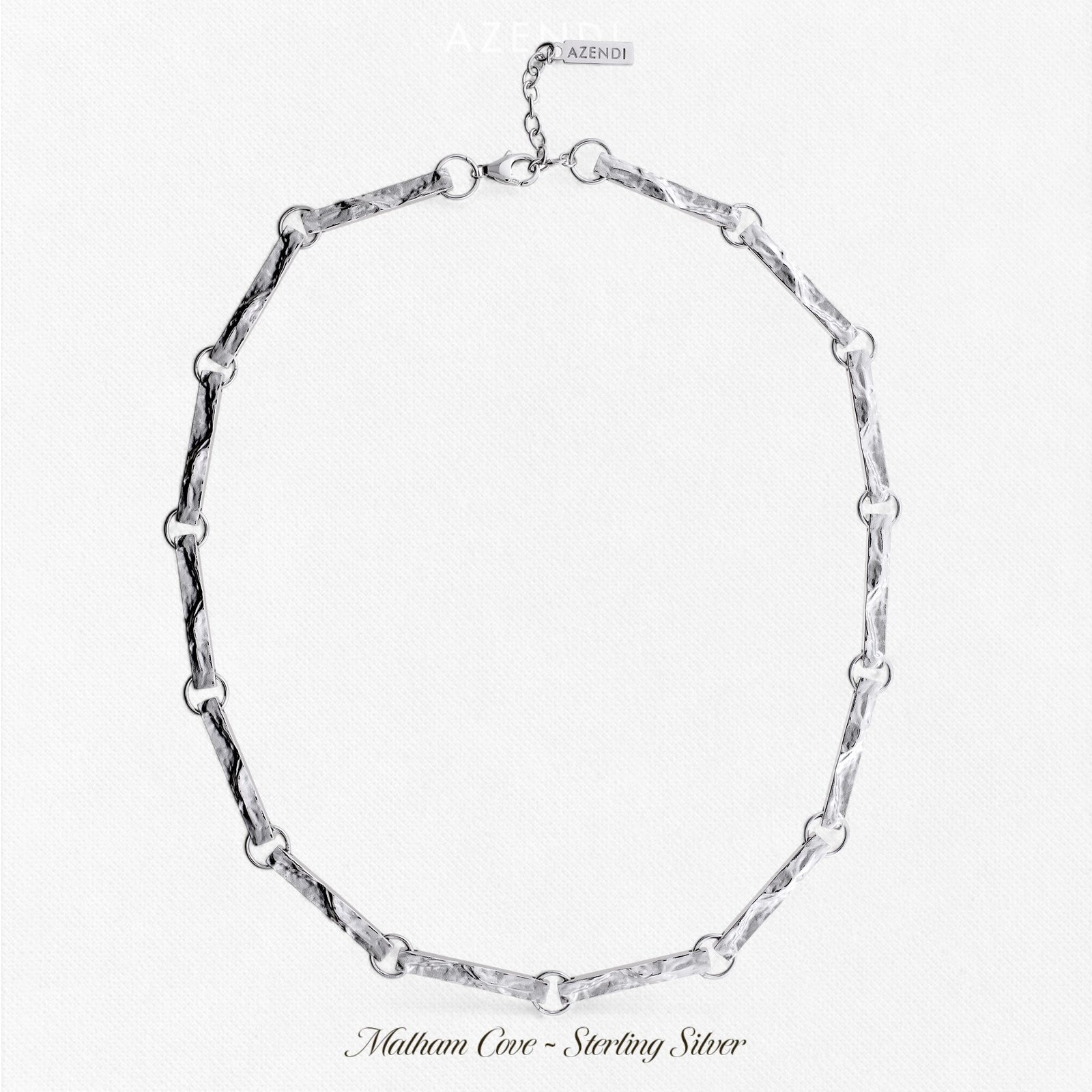 Malham Cove Bar Link Necklace