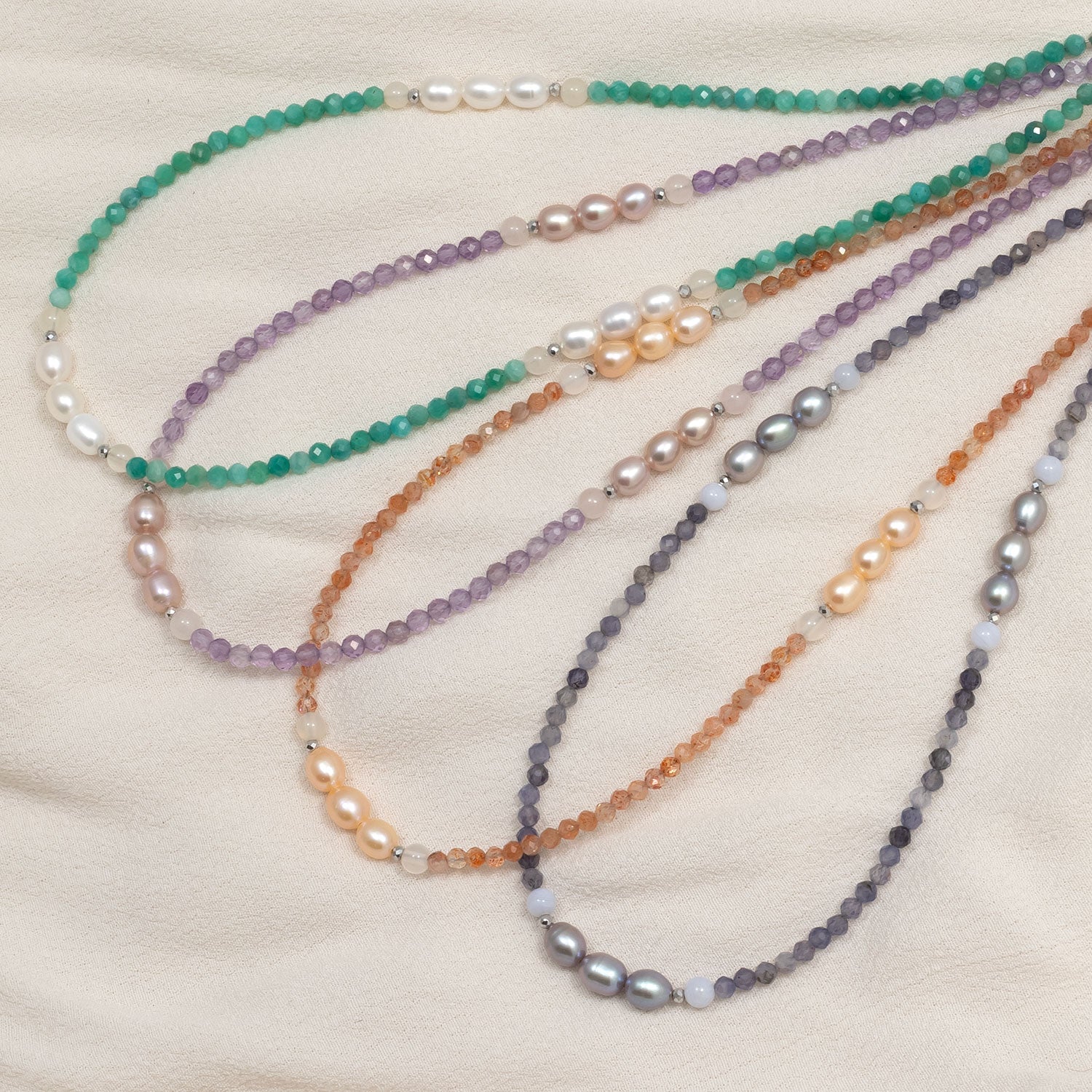 Amethyst and Freshwater Pearl Necklace