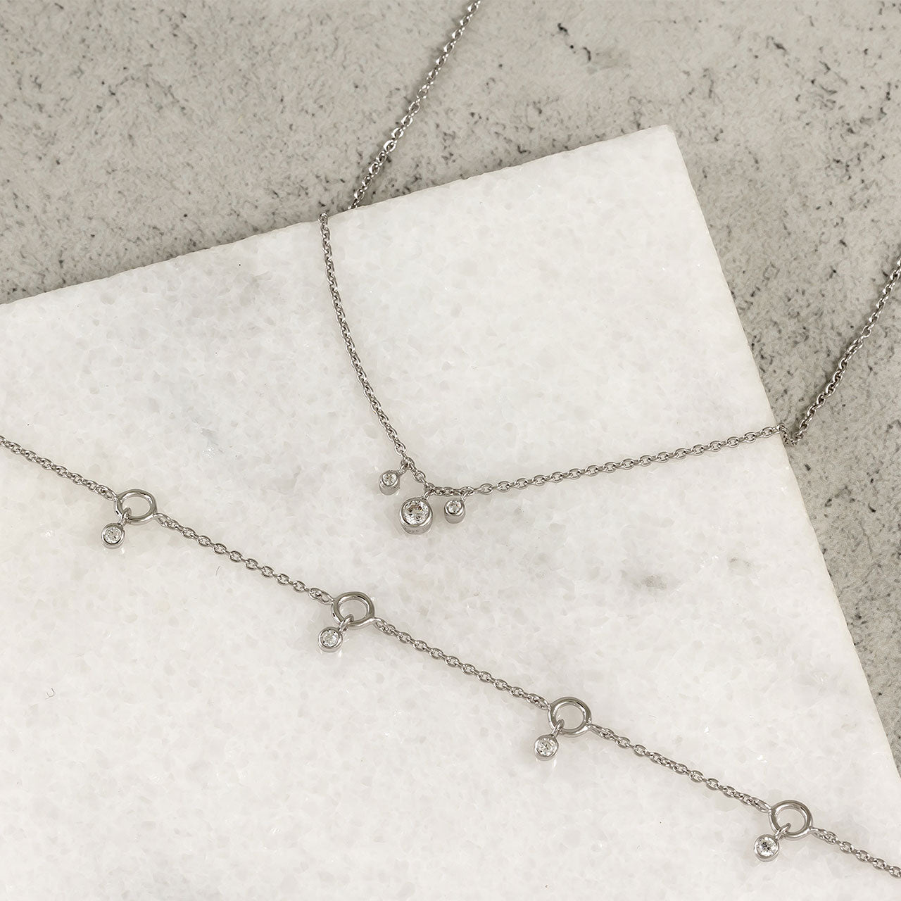 Delicate Five Stones Bracelet