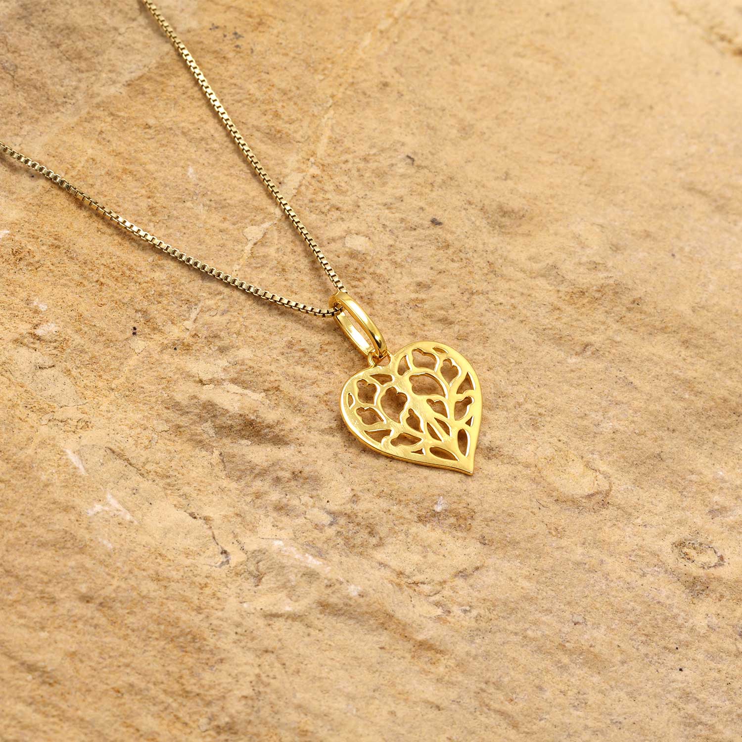 Gold Vermeil Miniature Heart of Yorkshire Pendant