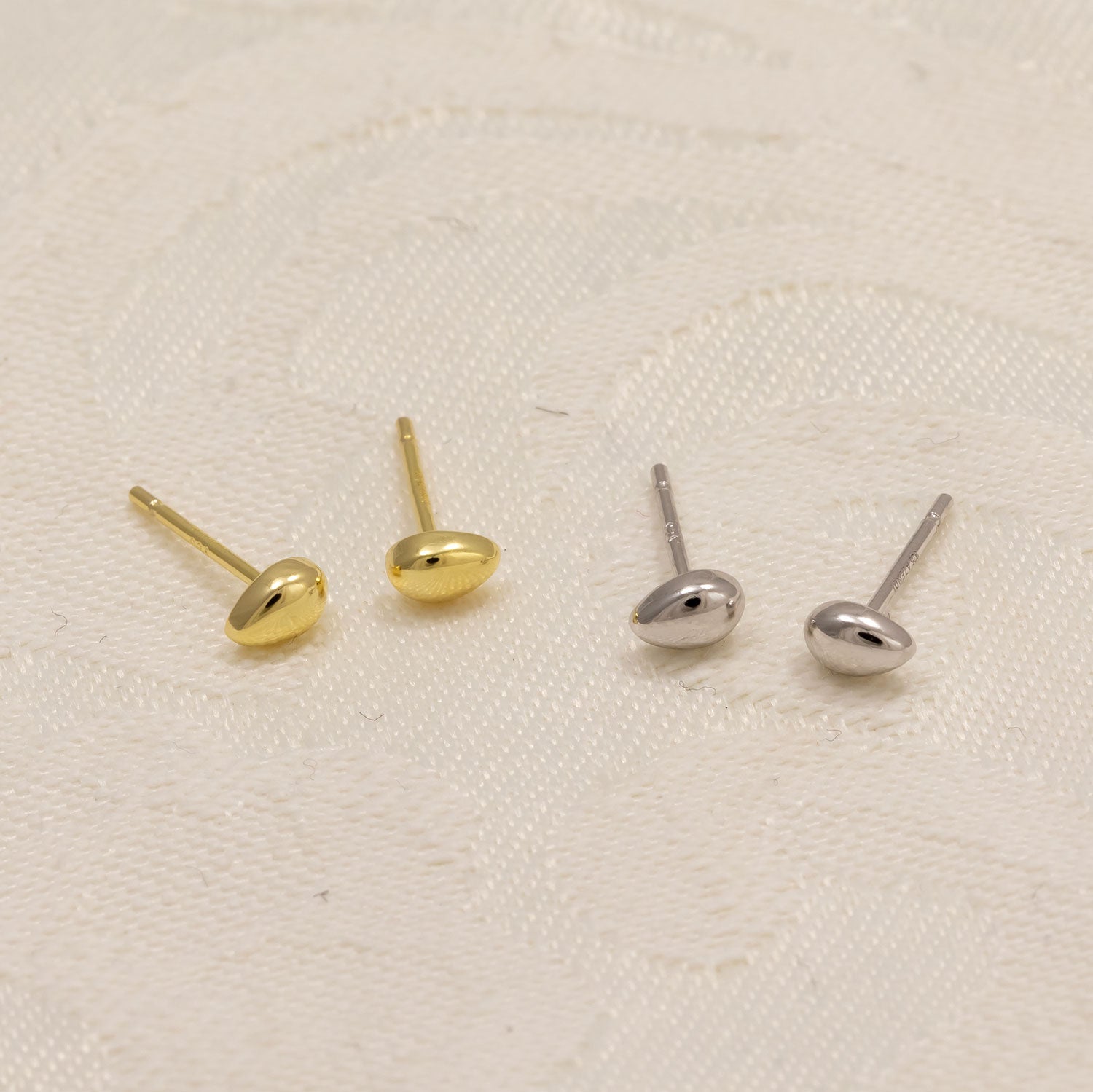 Cloudburst Raindrop Stud Earrings