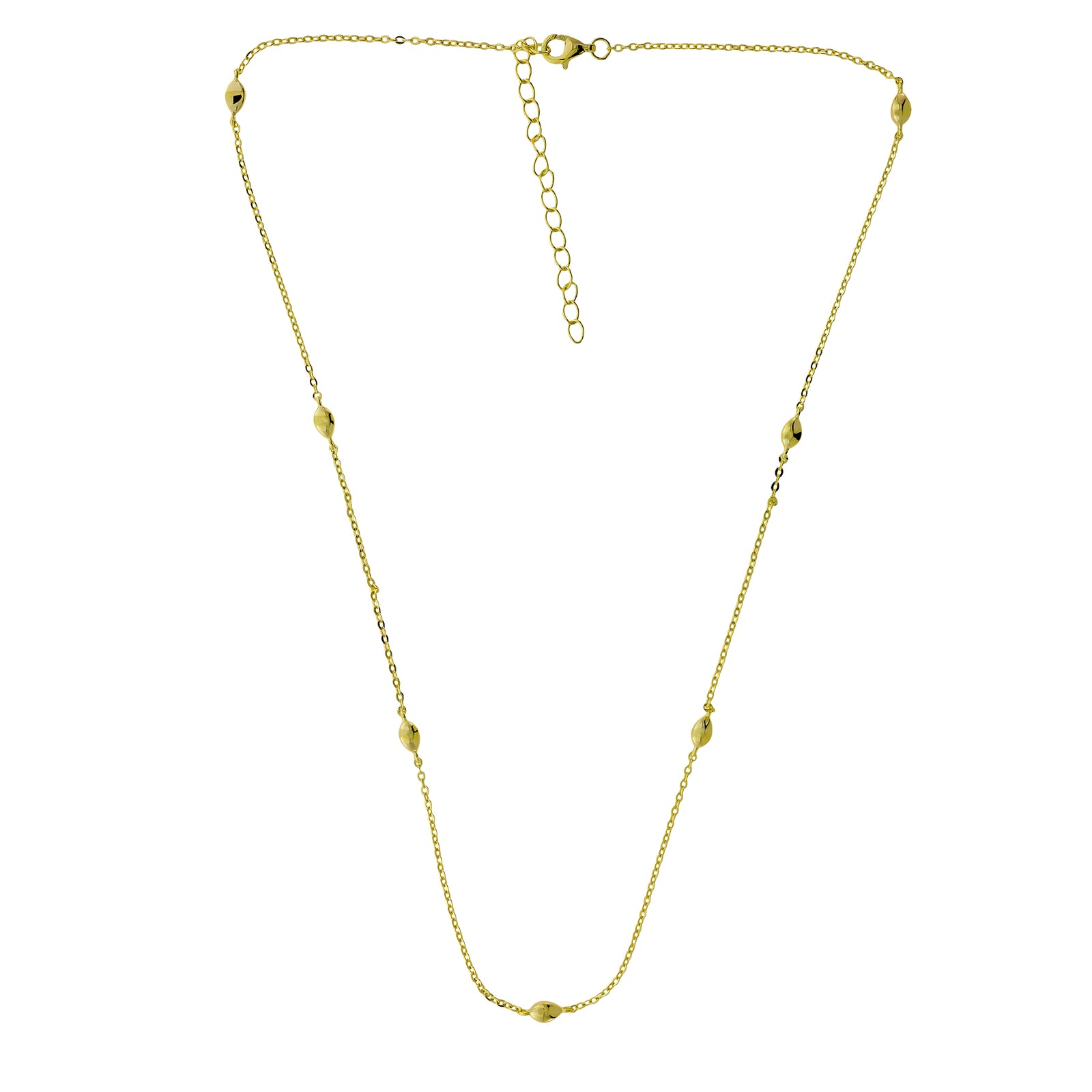 Cloudburst Scattered Raindrops Necklace