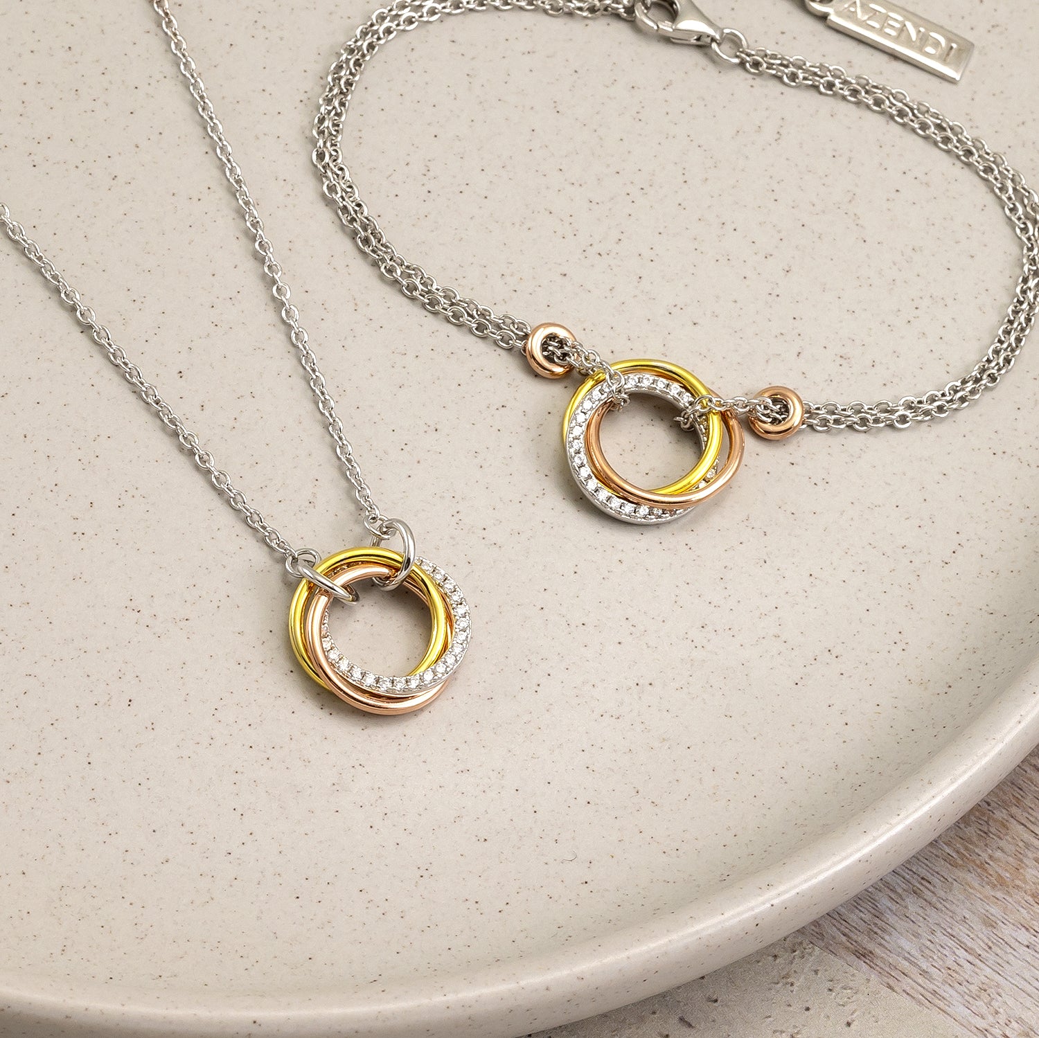 Entangled Love Knot Bracelet - With Pavé