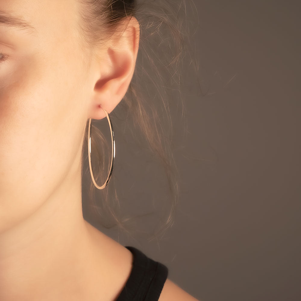 Classic Flex Hoop Earrings 5cm Diameter