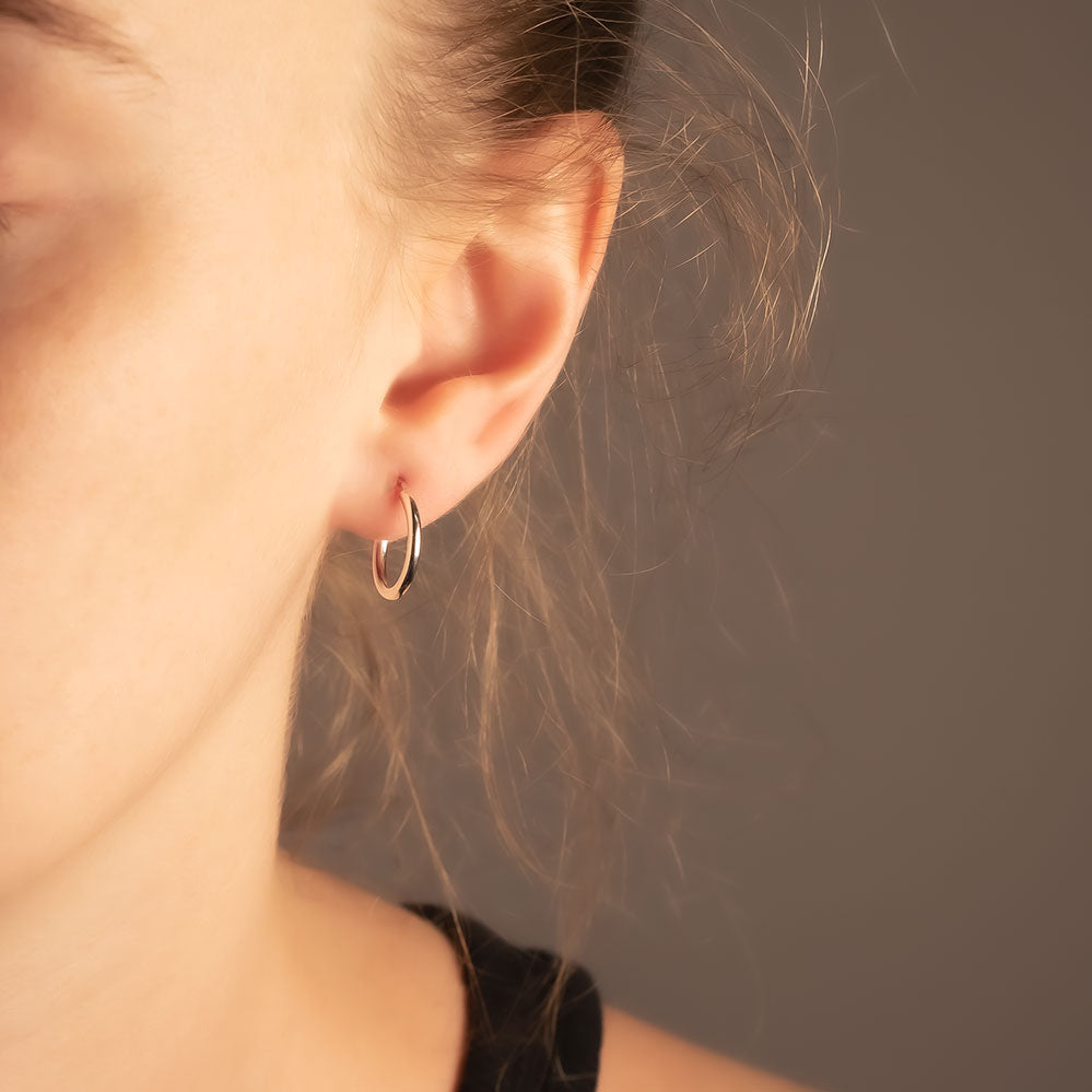 Classic Flex Hoop Earrings 1.5cm Diameter