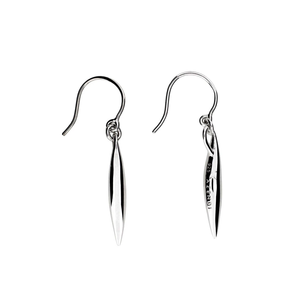 Silver Needle Earrings