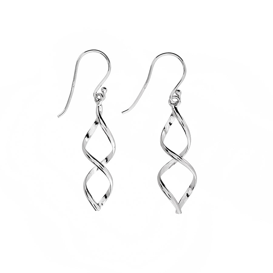 Longer Open Twist Earrings