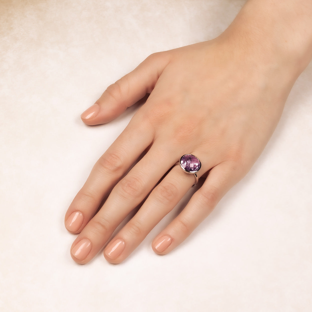 Amethyst Cocktail Ring