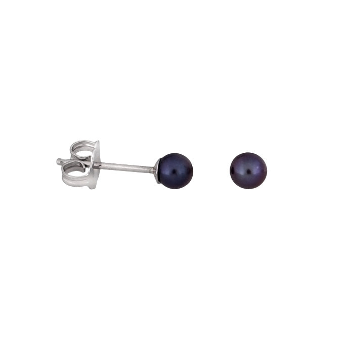Peacock Pearl Sterling Silver Stud Earrings