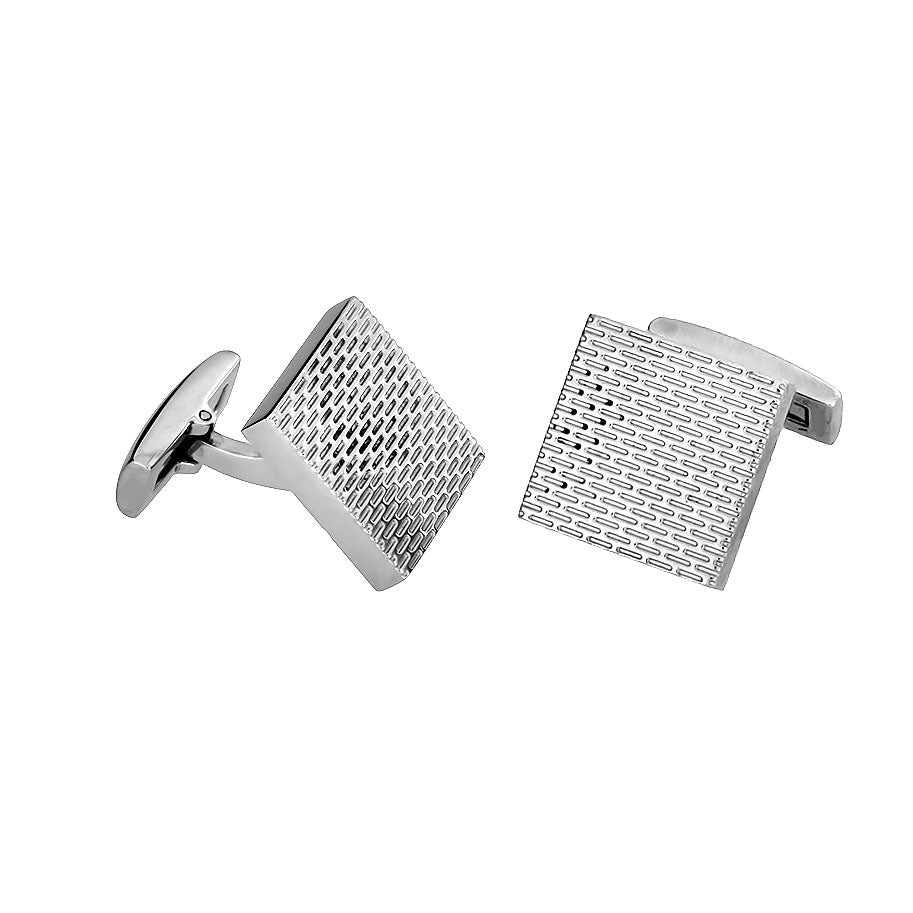 Textured Steel Cufflinks