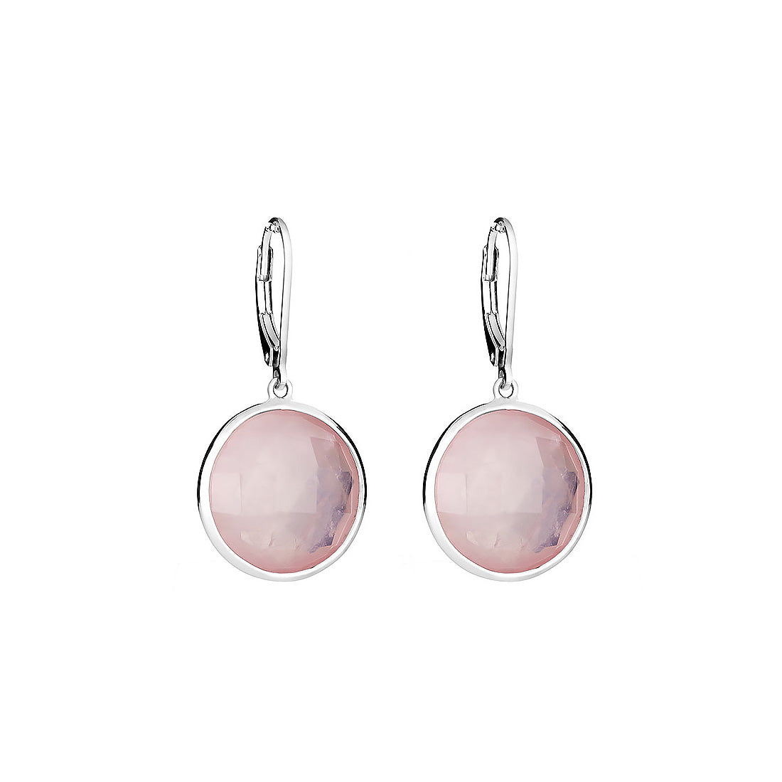 Rose Quartz Drop Earring