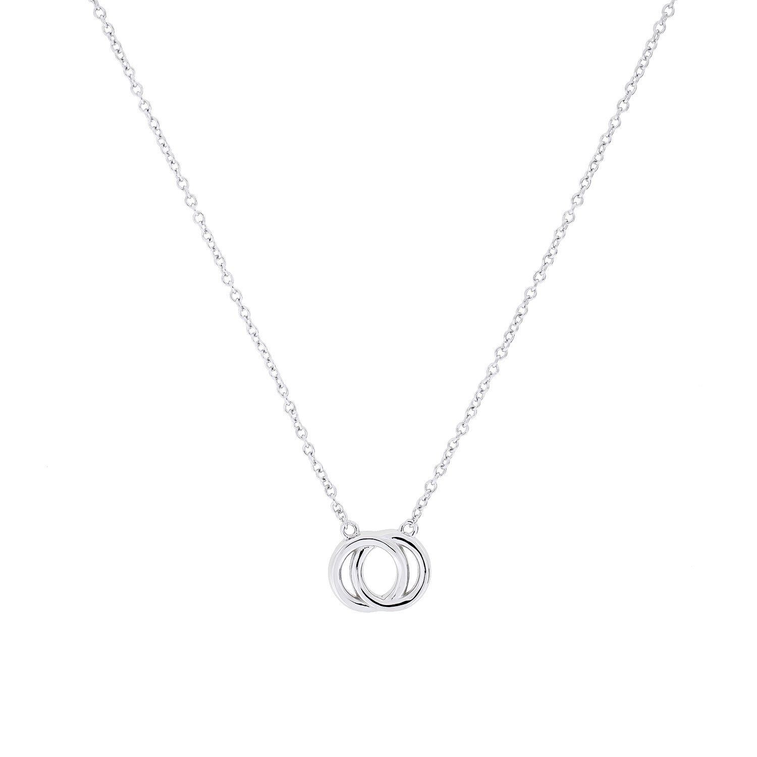 Reversible Interlocking Circles Necklace