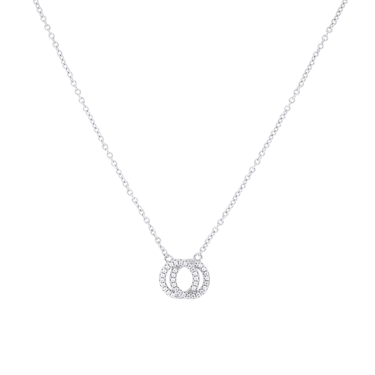 Reversible Interlocking Circles Necklace