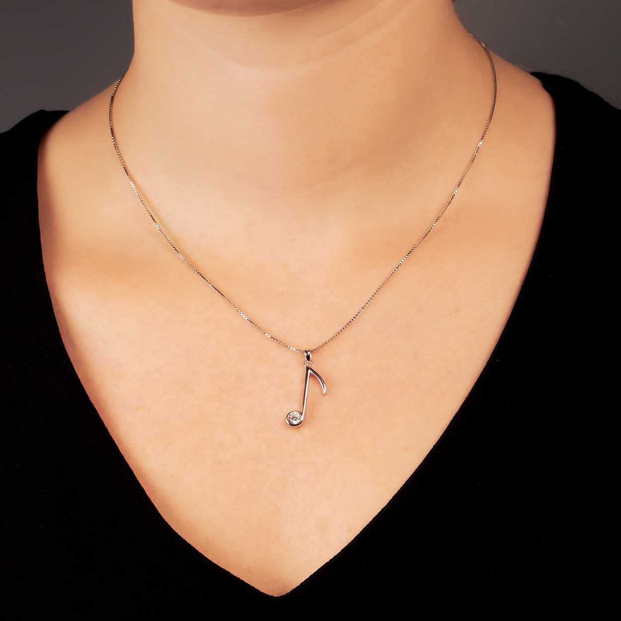 Silver Quaver Pendant