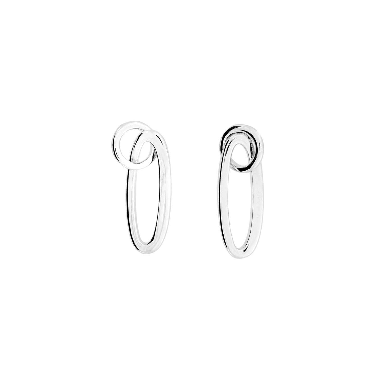 Circle & Oval Drop Earring
