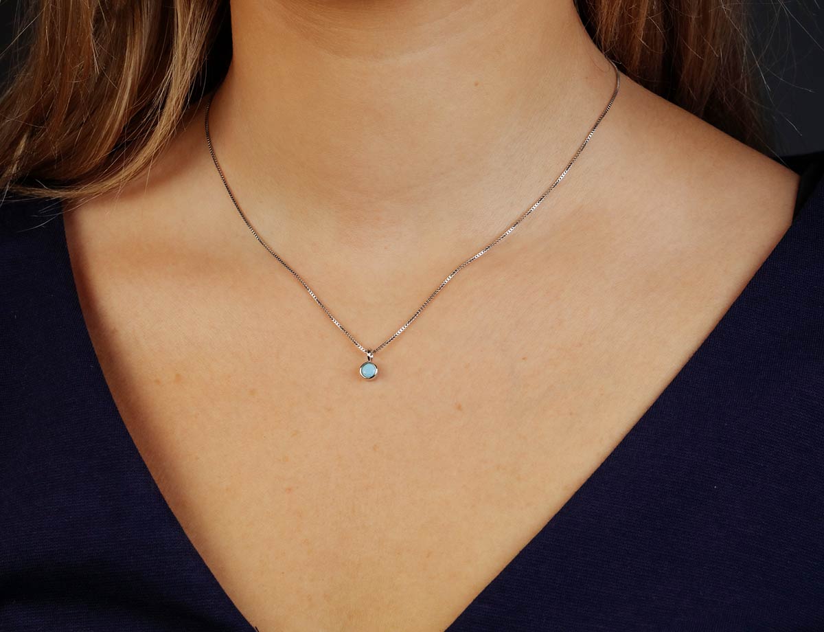 December Birthstone Pendant - Turquoise