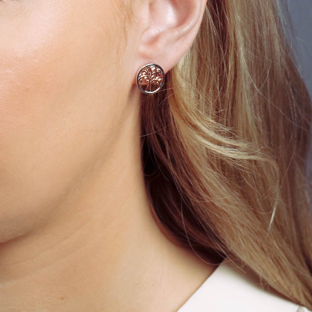 Arbor Vitae Stud Earrings