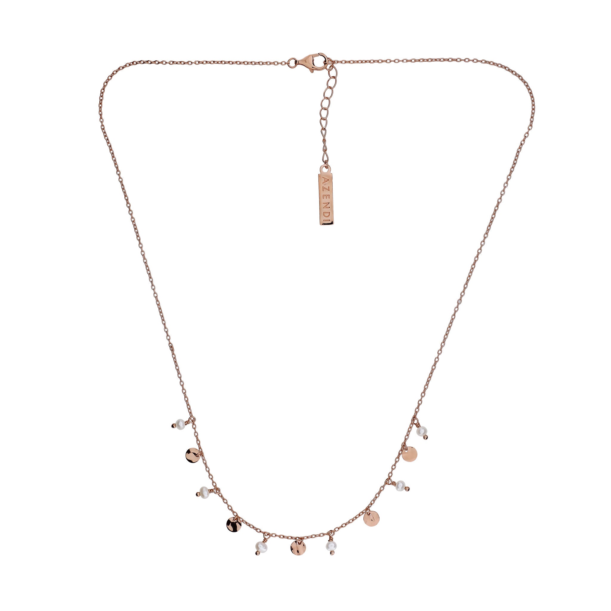 Tribeca Pearl & Disc Necklace