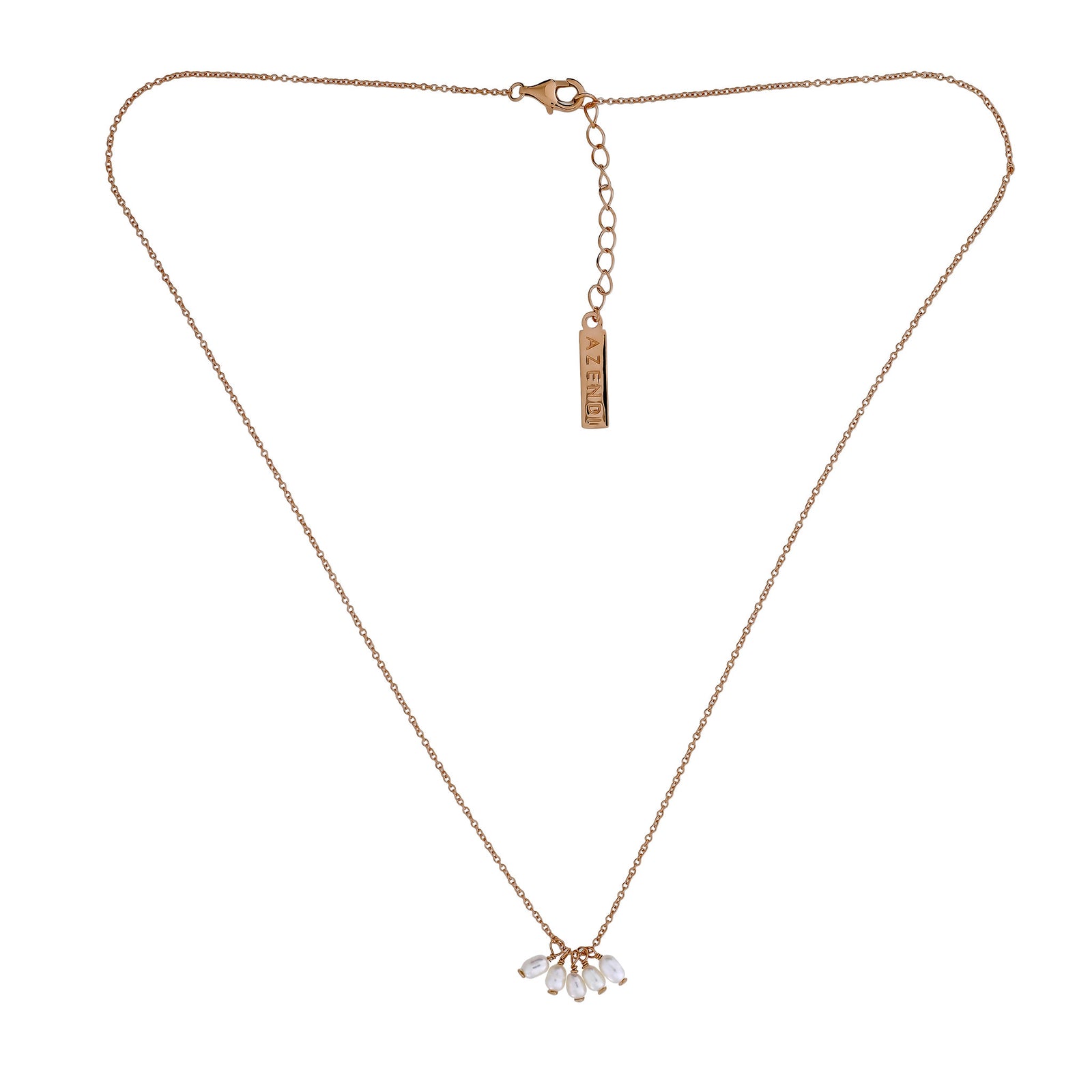 Tribeca Pearl Cluster Necklace