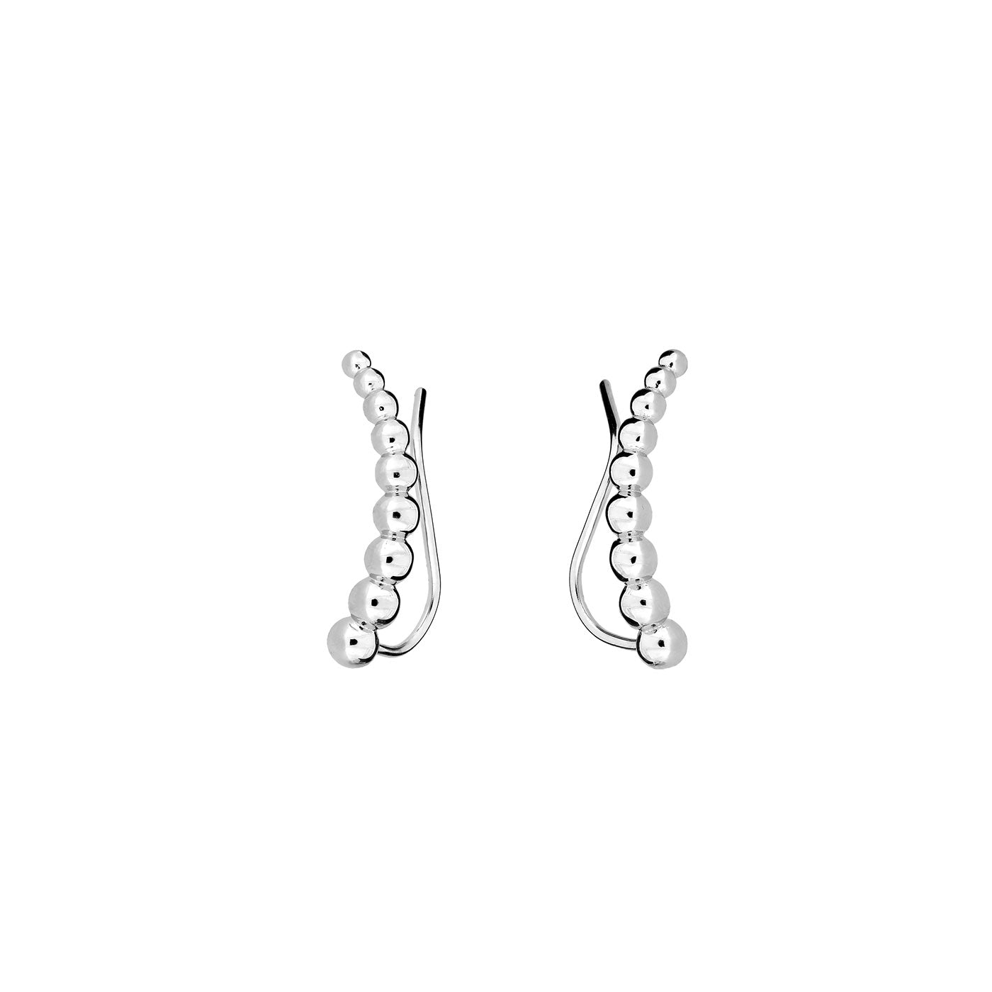 Graduated Beads Ear Climber