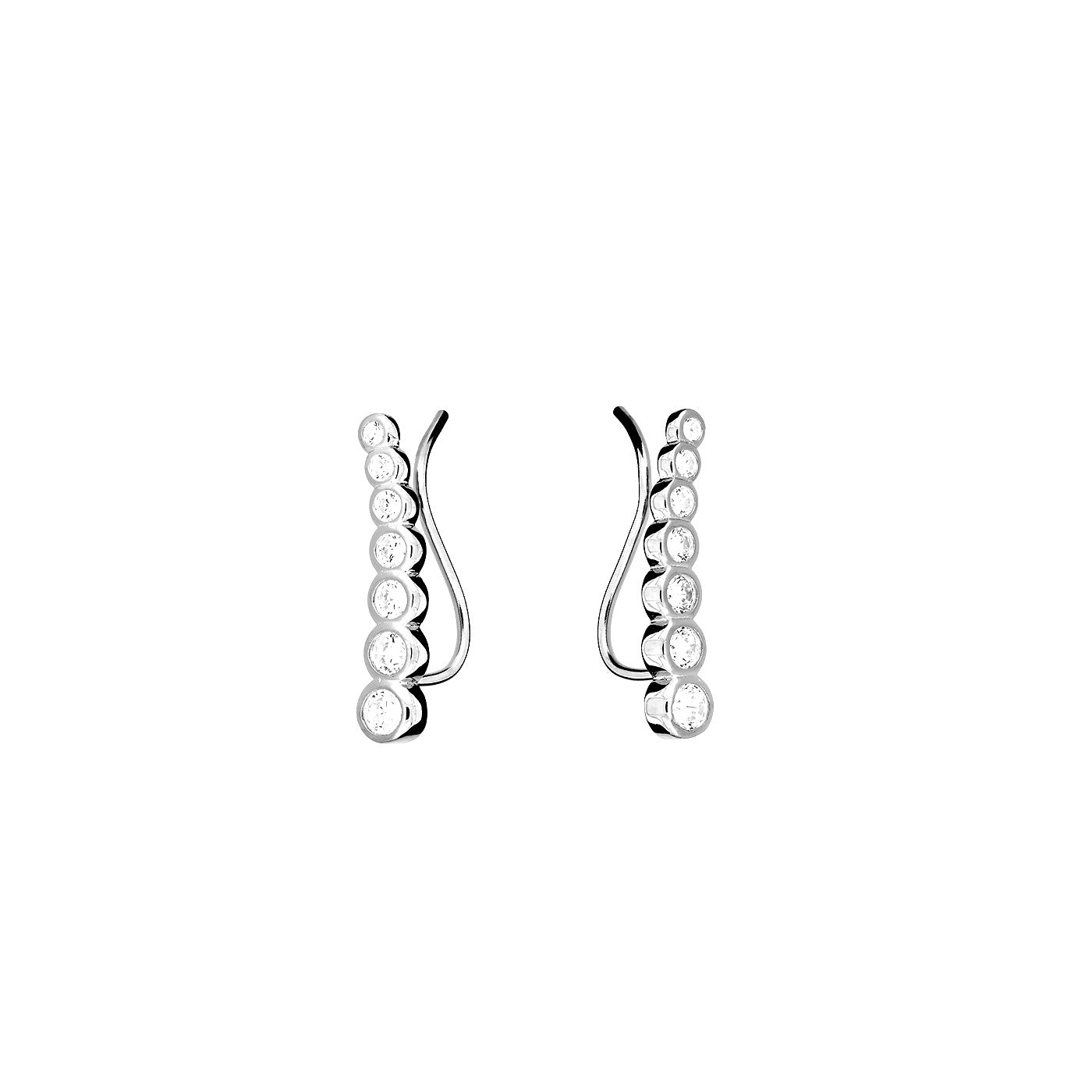 Graduated Stones Ear Climber