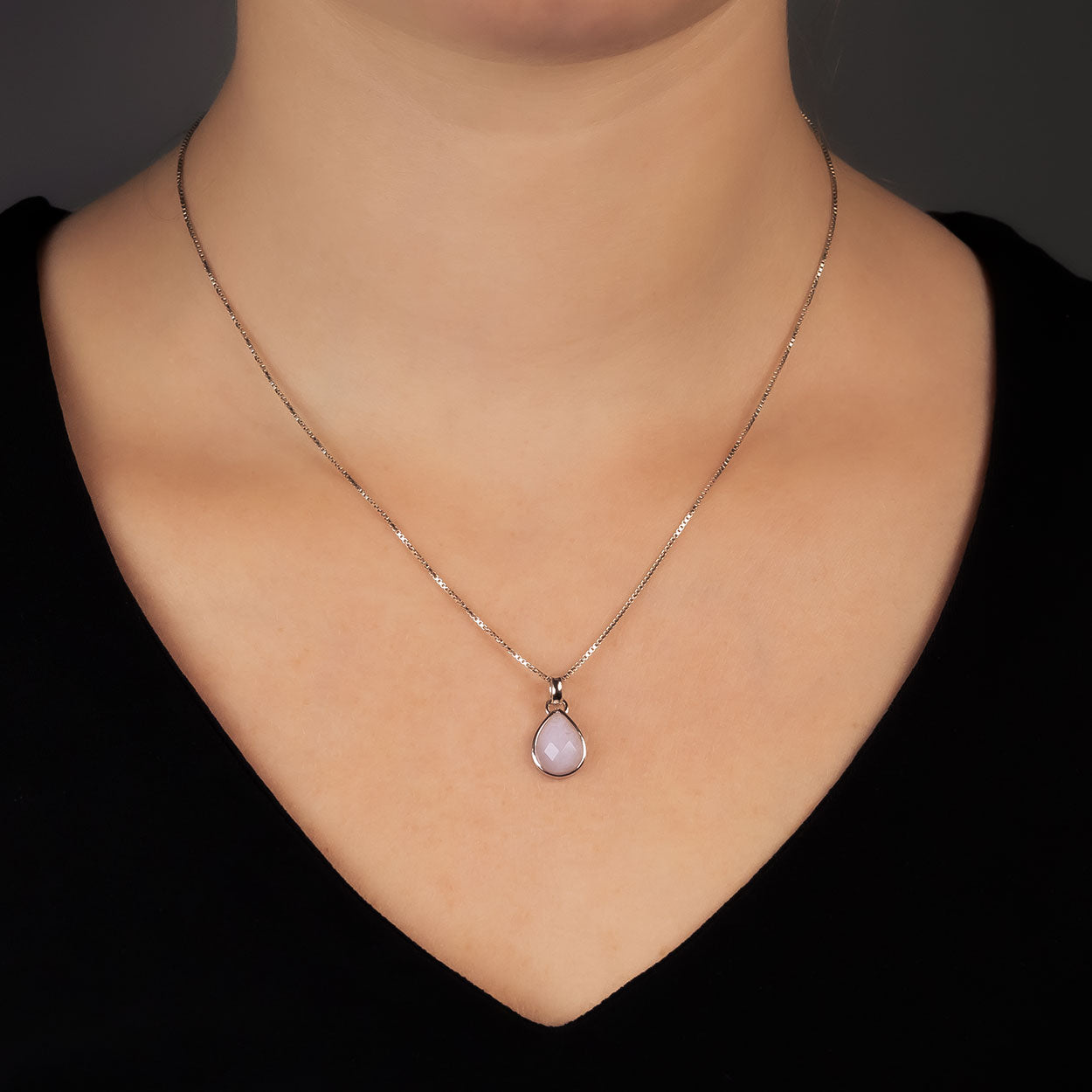 Amethyst Teardrop Pendant