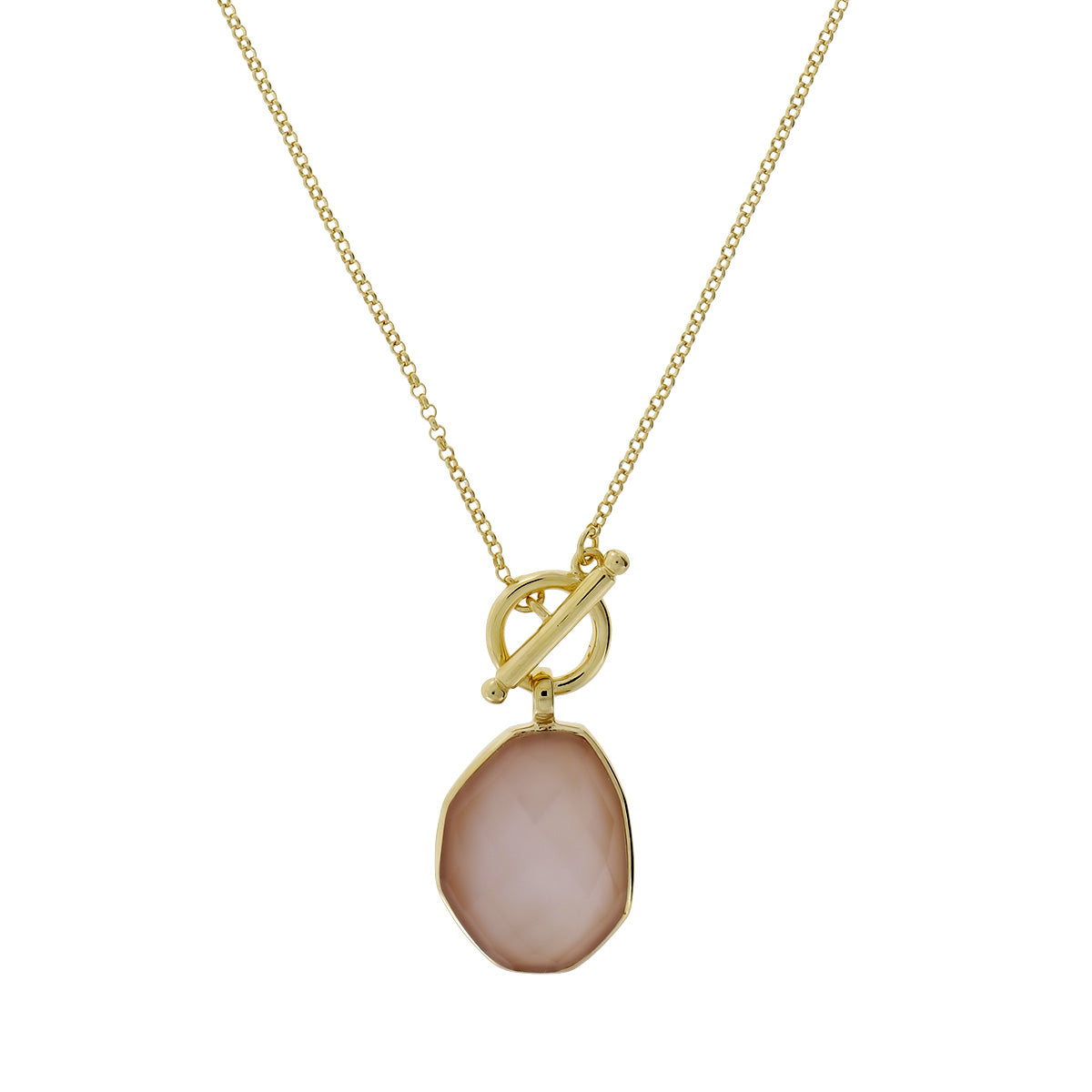 Mother of Pearl T-Bar Necklace