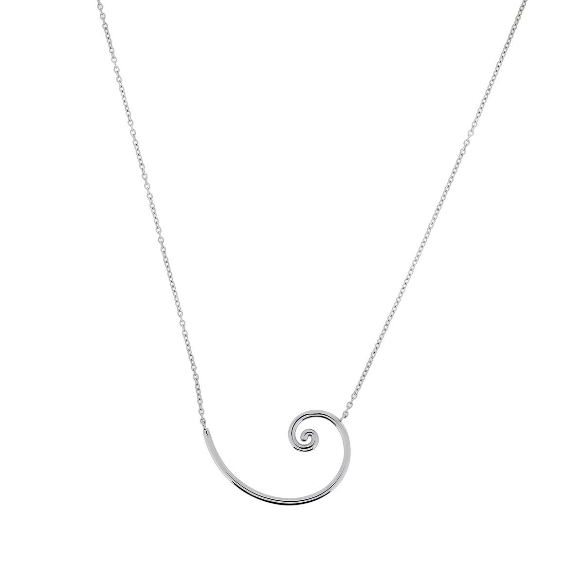 Spiral Necklace in Sterling Silver