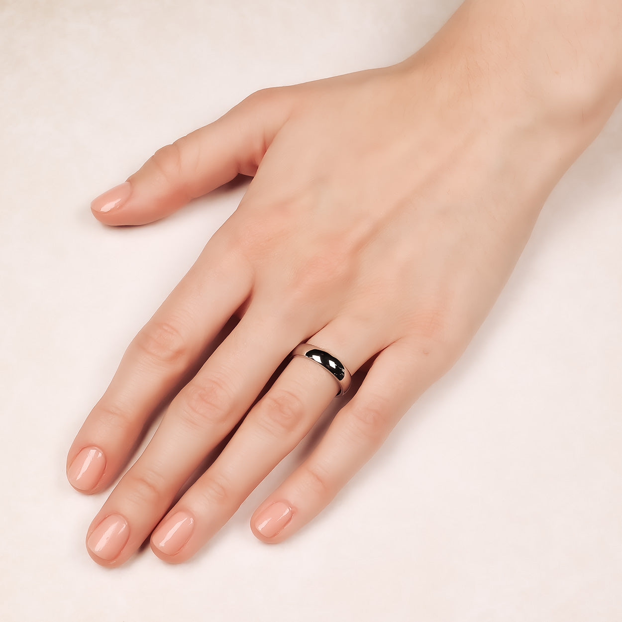 Sterling Silver Polished Elements Ring