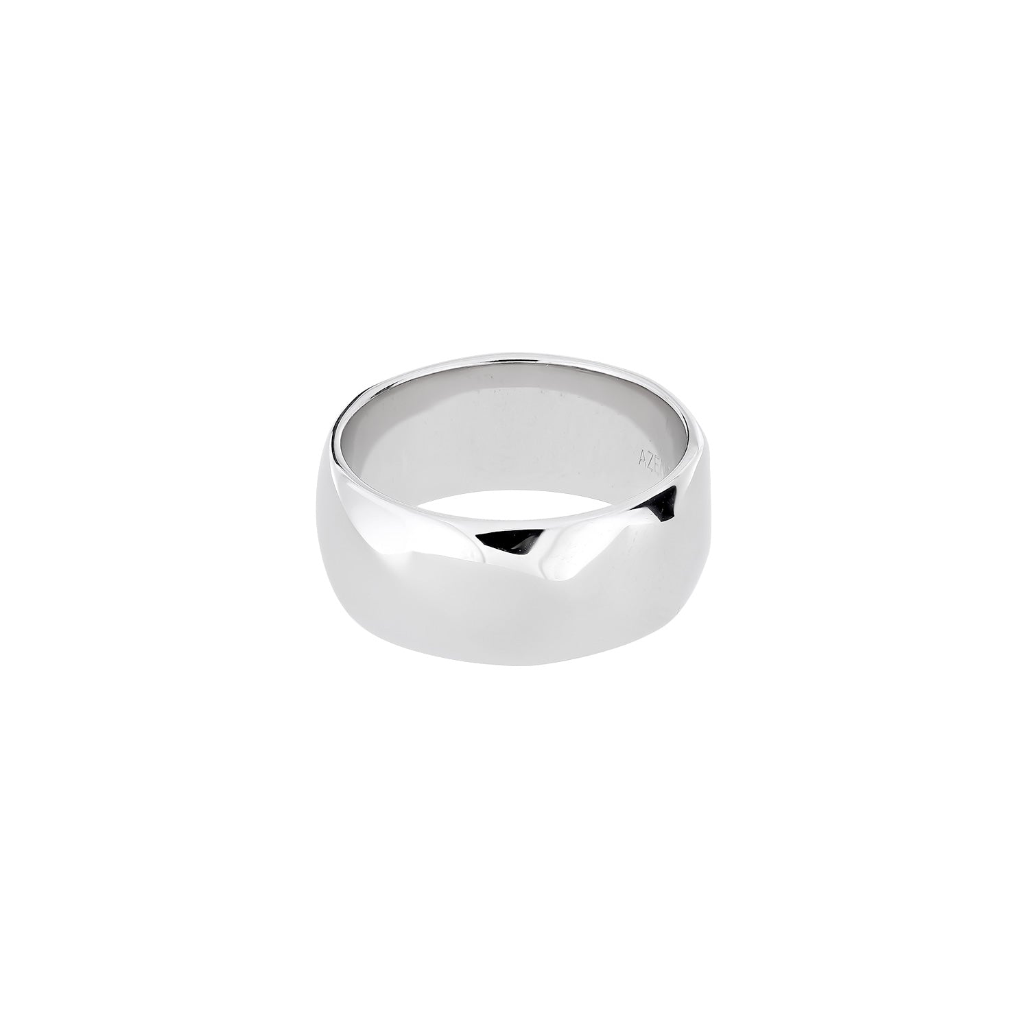 Sterling Silver Polished Twist Elements Ring