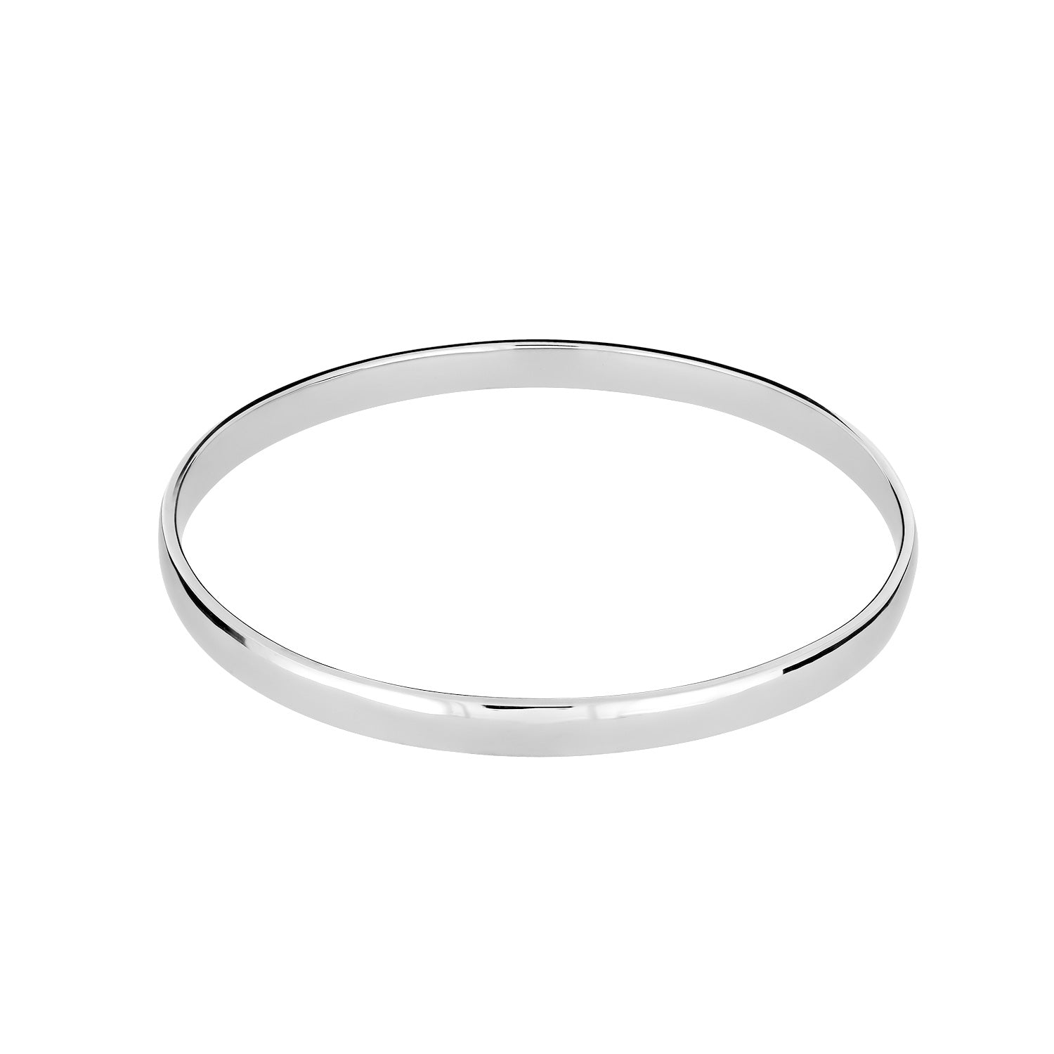 Sterling Silver Polished Elements Bangle