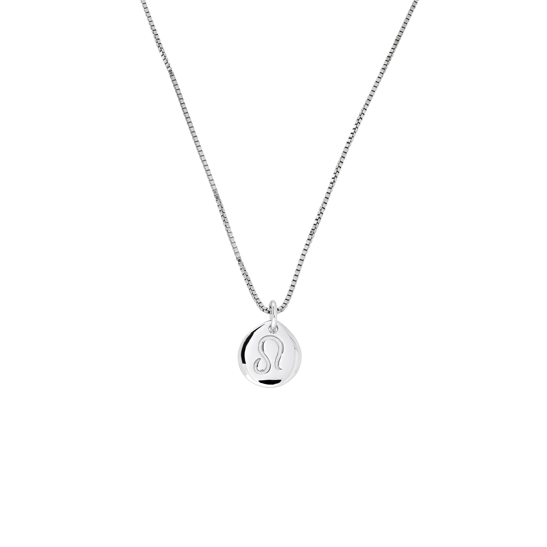 Silver Leo Zodiac Pendant