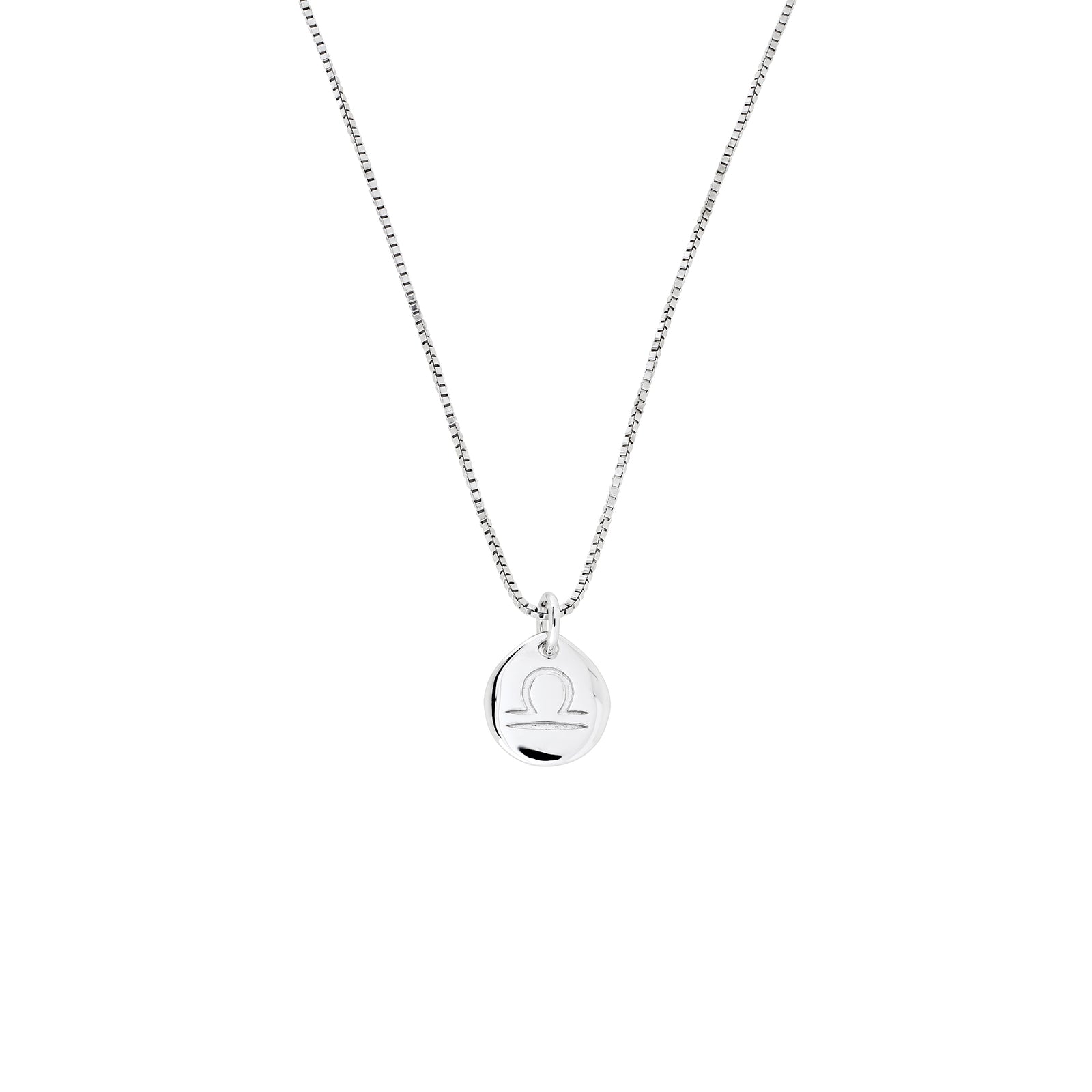 Silver Libra Zodiac Pendant