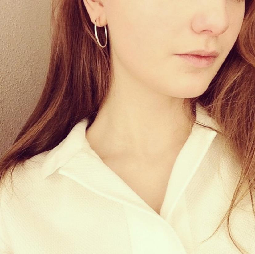 Classic Flex Hoop Earrings 4cm Diameter