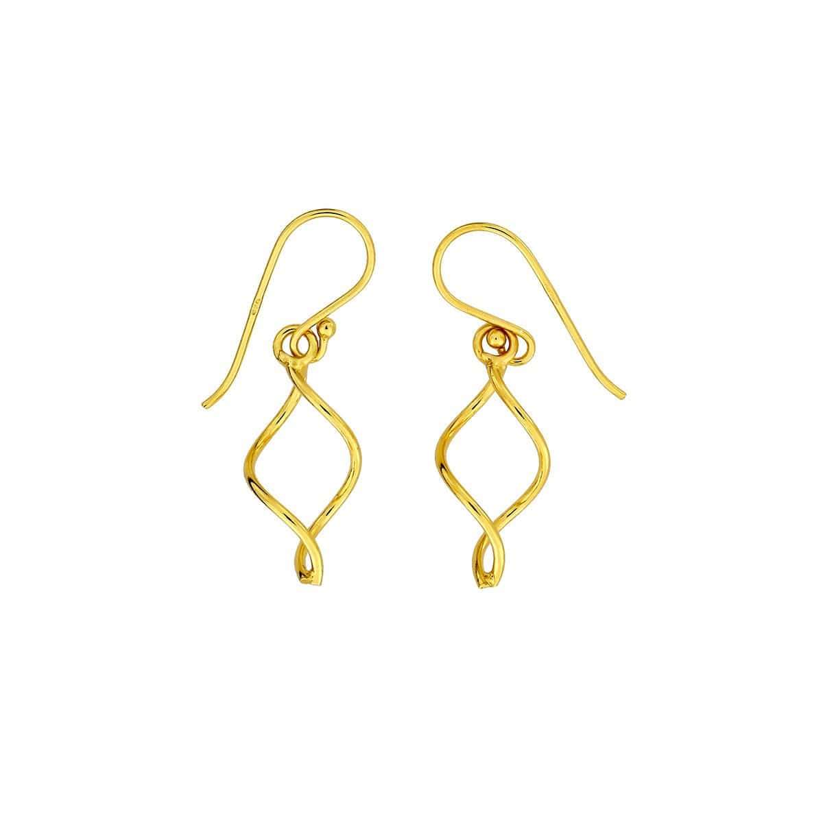 Simple Twist Drop Earring
