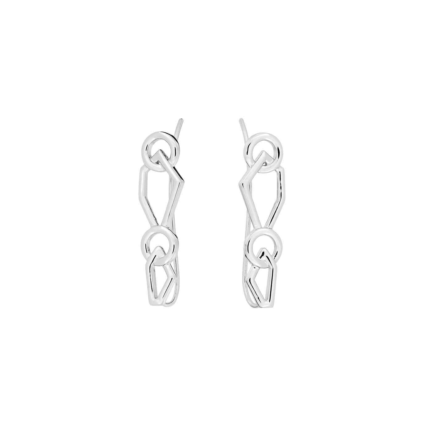 Pinnacle Open Shapes Ear Climbers