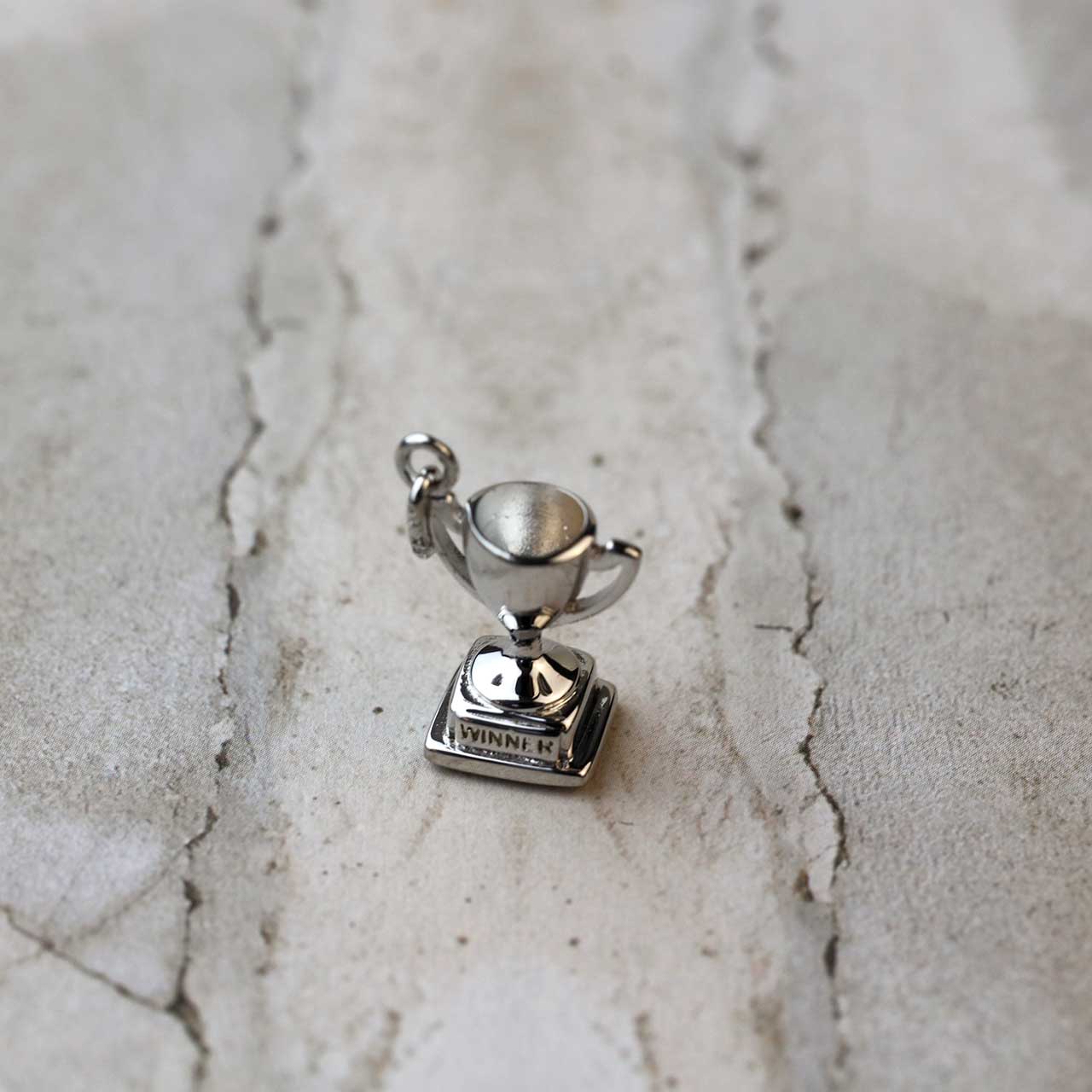 Silver Trophy Link Charm